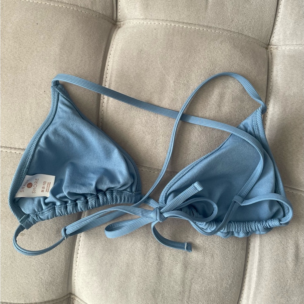 Blue string bikini set - Picture 4 of 8